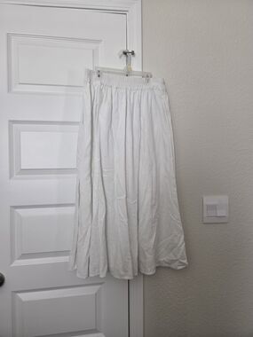a new day White Maxi Skirt with Elastic Waist
